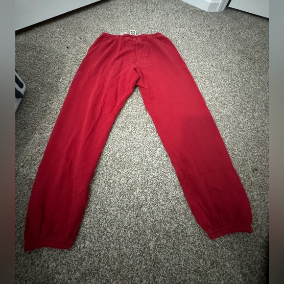 free city red sweatpants, barley worn - Picture 3 of 4